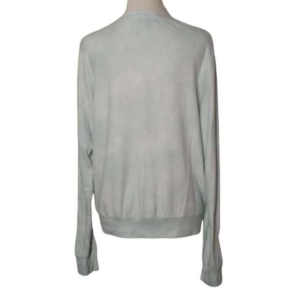 Nordstrom Wild Fox Heartfelt Tye Dye Relaxed Fit Crew Neck Sweater Size Medium - Picture 6 of 9